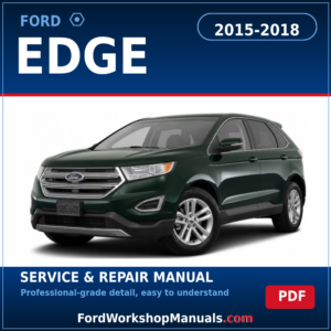 Ford Edge 2015-2018 service and repair manual cover