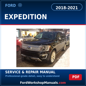 Ford Expedition 2018-2021 service and repair manual cover