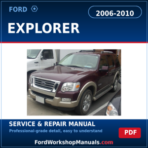 Ford Explorer 2006-2010 service and repair manual cover