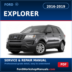 Ford Explorer 2016-2019 service and repair manual cover
