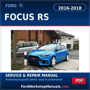 Ford Focus RS 2016-2018 service and repair manual cover