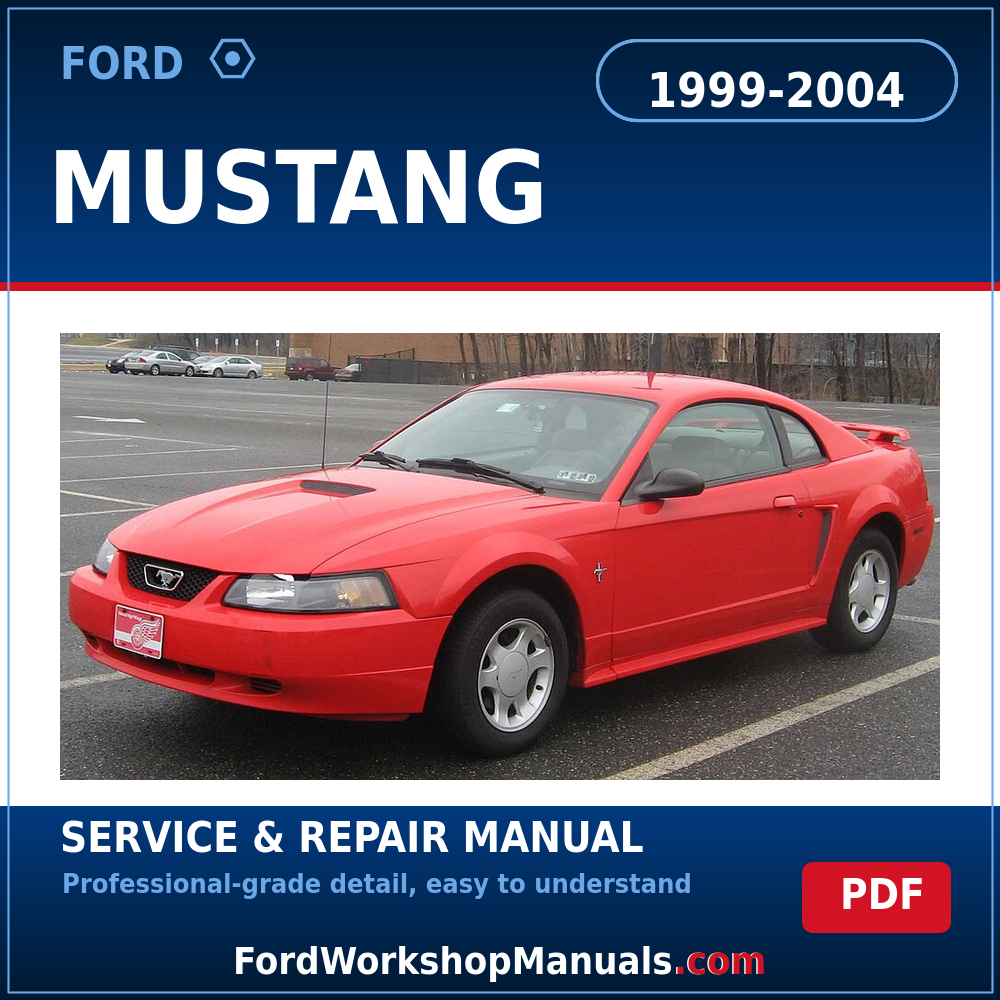 Ford Mustang 1999-2004 service and repair manual cover