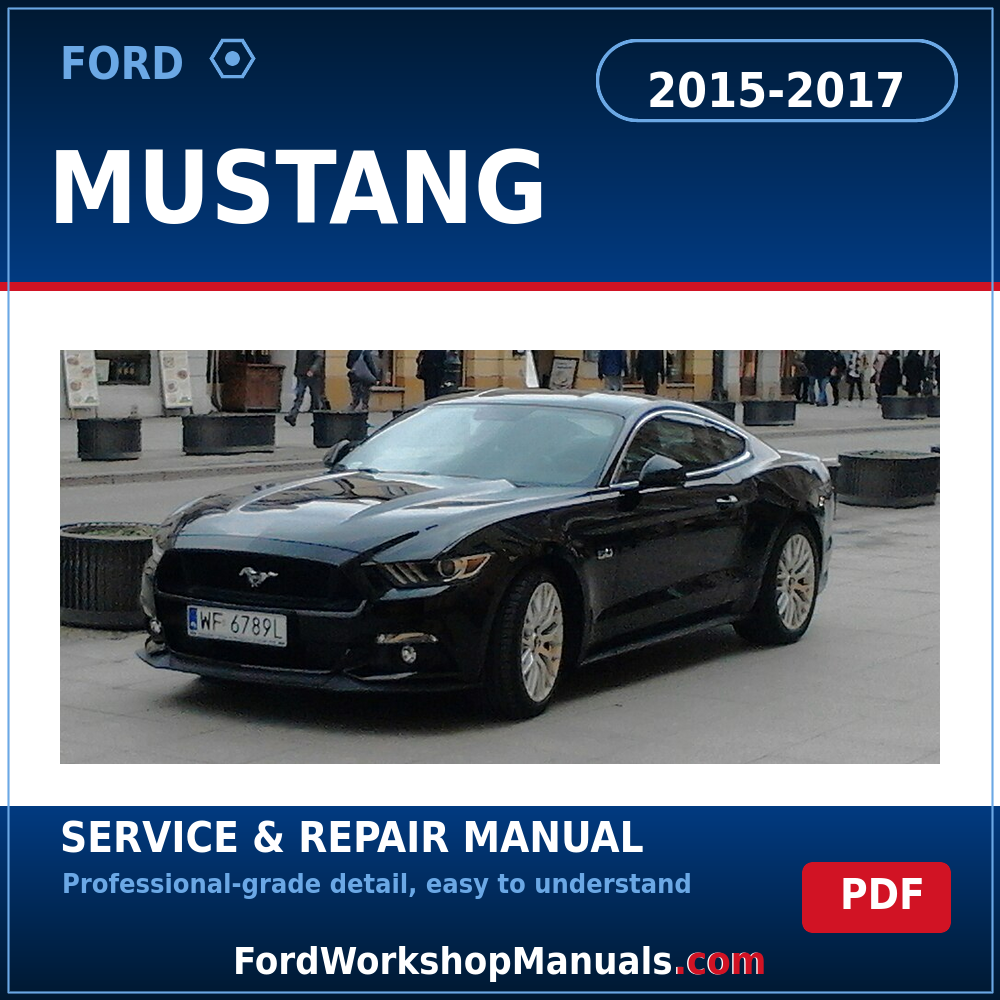 Ford Mustang 2015-2017 service and repair manual cover