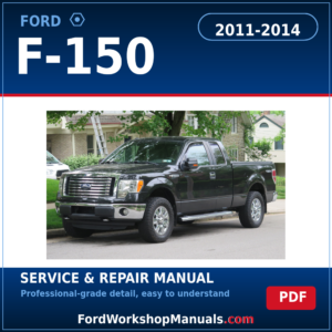 Ford F-150 2011-2014 service and repair manual cover