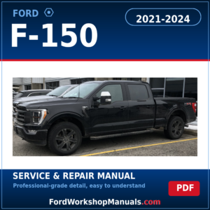 Ford F-150 2021-2024 service and repair manual cover