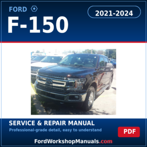 Ford F-150 2021-2024 service and repair manual cover